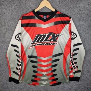 🏁 VINTAGE VELOCITY: 90s MTX Motocross Racing Jersey 🏁